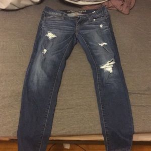 American Eagle ripped jeans